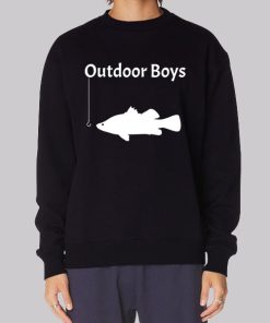 Outdoor Boys Merch Fish Funny Hoodie