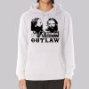 Outlaw Police Dept Vintage Willie Nelson Hoodie