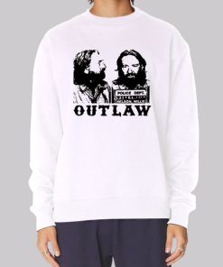 Outlaw Police Dept Vintage Willie Nelson Hoodie