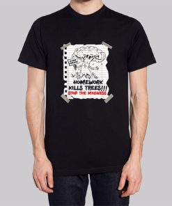 Paint Art Homework Kills Trees Hoodie 2 Paint Art Homework Kills Trees Hoodie 3