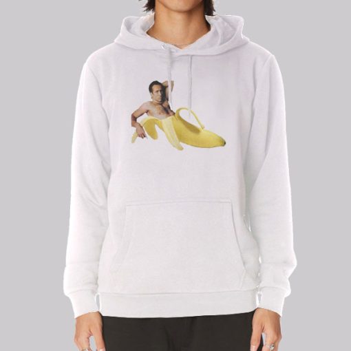 Parody Banana Nicholas Cage Hoodie