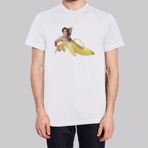 Parody Banana Nicholas Cage Hoodie