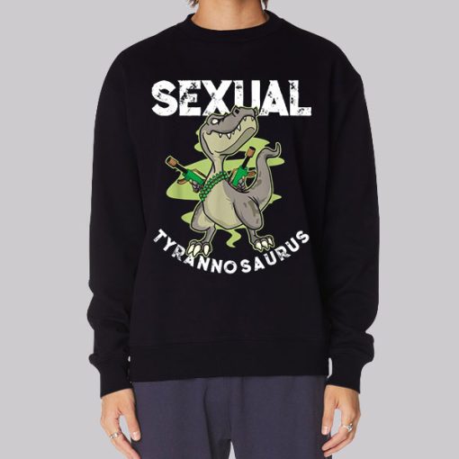 Parody Cartoon Sexual Tyrannosaurus Hoodie