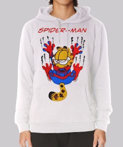 Parody Garfield Spider Cat Spider Man Hoodie Parody Garfield Spider Cat Spider Man Hoodie