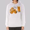 Parody Graphic Orange Juice Hoodie