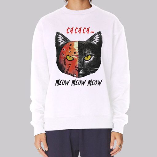 Parody Jason Voorhees Cat Meow Hoodie