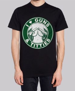 Parody Logo Boobs and Guns Hoodie 2 Parody Logo Boobs and Guns Hoodie 3