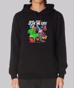 Parody Marvel Avenger Dachshund Avengers Hoodie