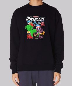 Parody Marvel Avenger Dachshund Avengers Hoodie