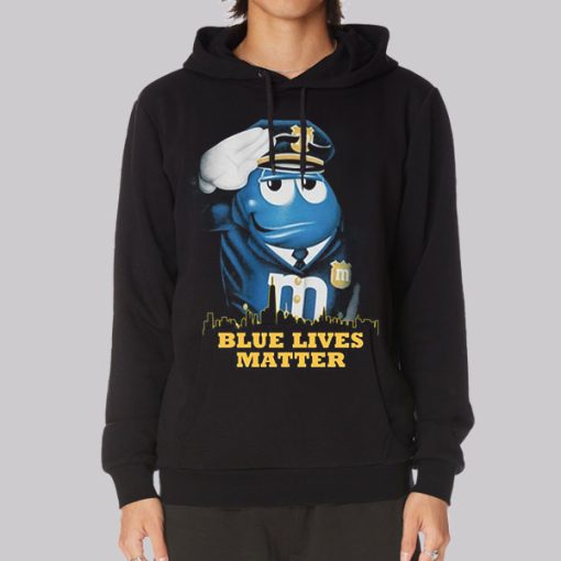 Parody Police Blue Lives Matter Hoodie