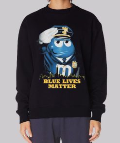 Parody Police Blue Lives Matter Hoodie