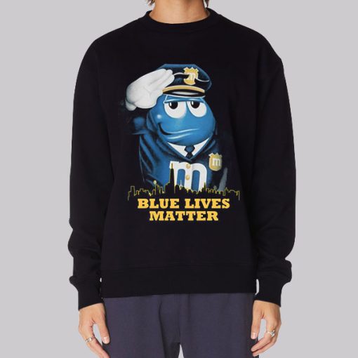 Parody Police Blue Lives Matter Hoodie