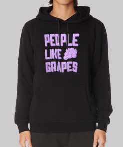 People Like Grapes Graphic Hoodie