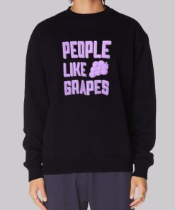 People Like Grapes Graphic Hoodie