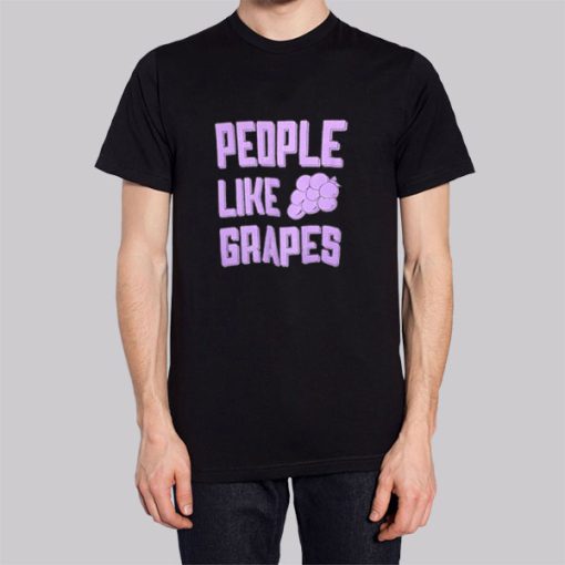 People Like Grapes Graphic Hoodie