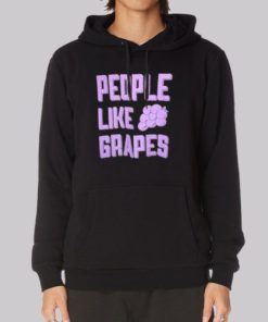 People Like Grapes Graphic Hoodie 4