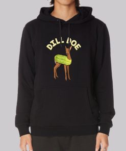 Pickle Dildo Funny Deer Hoodie