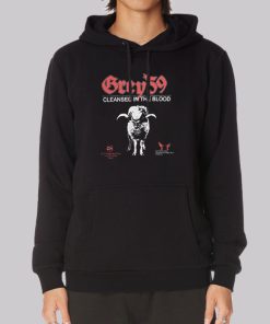 g59 Merch Cleansed in the Blood Hoodie g59 Merch Cleansed in the Blood Hoodie