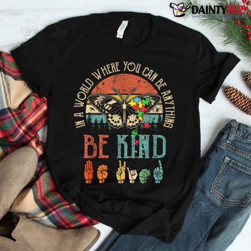 Be Kind Kindness Shirt For Women Autism Awareness Shirt