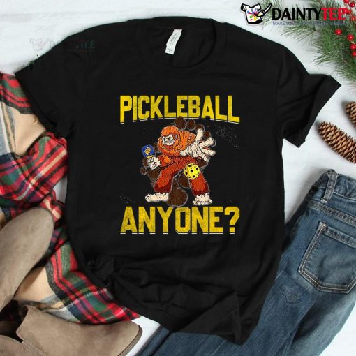 Bigfoot Pickleball Pickleball Christmas Sasquatch Dink Shirt