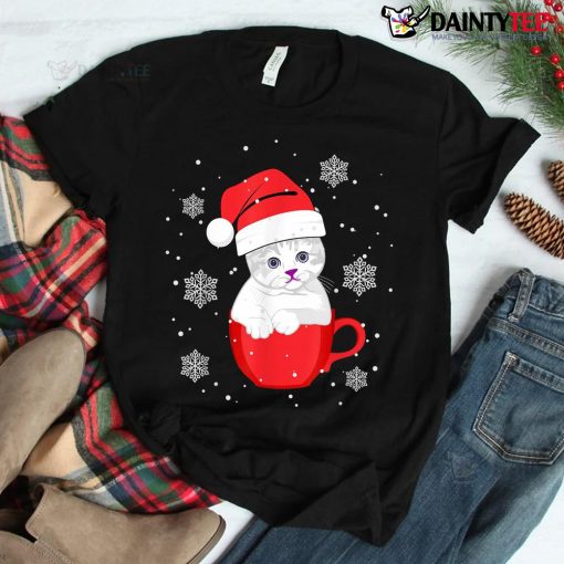 Cat Christmas Tree Shirt