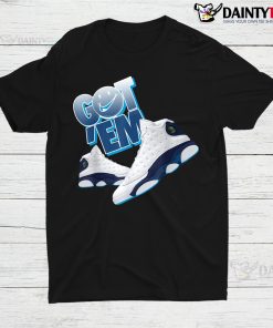 Christmas Got Em Sneaker Matching 13 Retro Obsidian Shirt