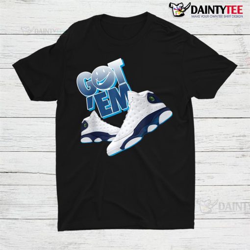 Christmas Got Em Sneaker Matching 13 Retro Obsidian Shirt