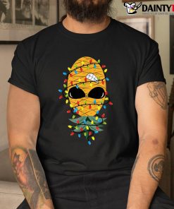 Christmas Lights Upside Down Pineapple Swinger Shirt