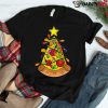 Christmas Tree Lights Pizza Slice Shirt