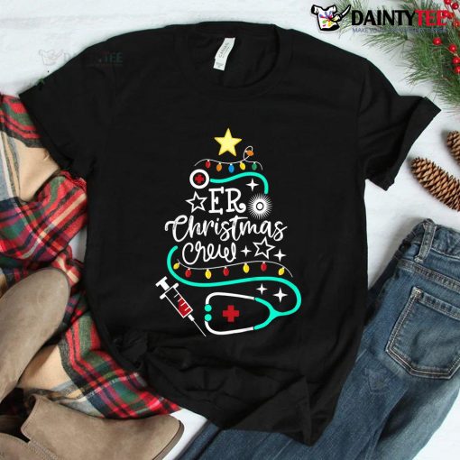 ER Christmas Crew Emergency Room Nurse ER Techs Secretary Shirt