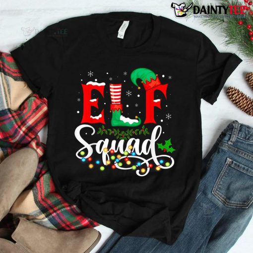 Elf Squad Christmas Matching Family Shirt