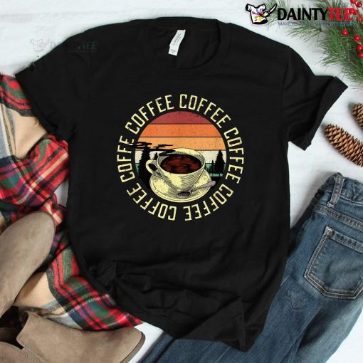 First Coffee Staying Alive Barista Christmas Shirt