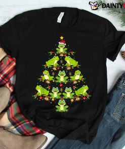 Frog Christmas Tree Shirt Funny Christmas Frog Shirt