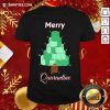 Funny Toilet Paper Christmas Tree Merry Quarantine T-Shirt