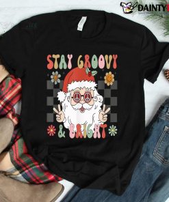 Groovy And Bright Christmas Santa Shirt