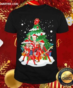 Hot Anta The Rolling Stones Playing Music Merry Christmas 2020 Shirt