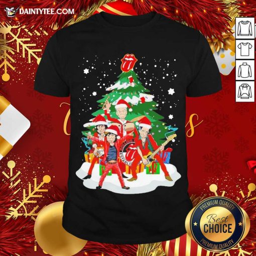 Hot Anta The Rolling Stones Playing Music Merry Christmas 2020 Shirt