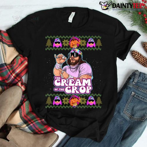 Macho-the Cream Of The Cropwrestling Ugly Christmas Shirt