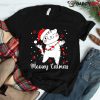 Meowy Catmas Cat Christmas Cute Kitten Shirt