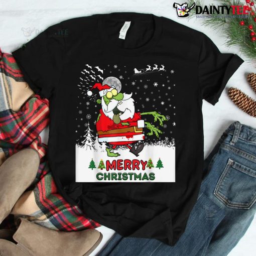 Merry Christmas Dear Santa Zombie Shirt