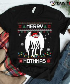 Merry Mothmas Santa Mothman Christmas Shirt