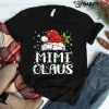 Mimi Claus Shirt Christmas Lights Pajama Family Matching Shirt