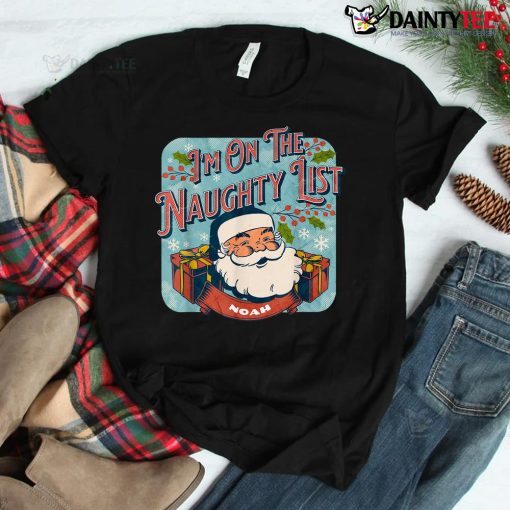 Noah Christmas Naughty List Shirt