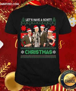 Official Schitts Creek Characters Lets Have A Schitt Christmas Shirt