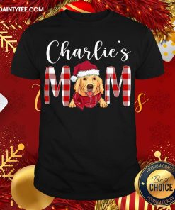Original Golden Retriever Charlie’s Mom Christmas Shirt