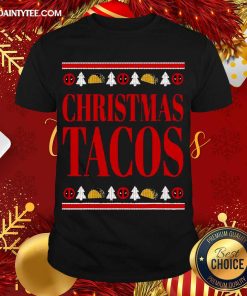 Original Marvel Deadpool Wade Wilson Christmas Tacos Holiday Shirt