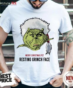 Perfect Merry Christmas Pet Resting Grinch Face Shirt