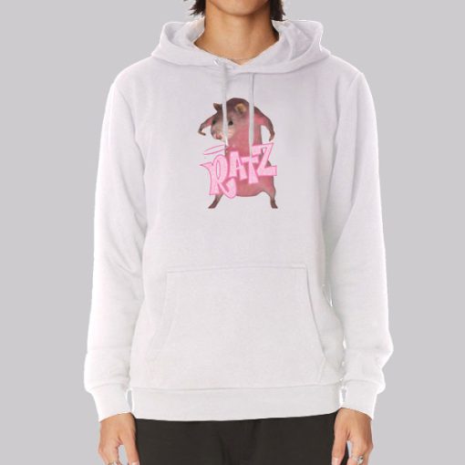 Pink Rat Meme Funny Hoodie