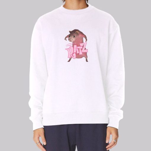 Pink Rat Meme Funny Hoodie