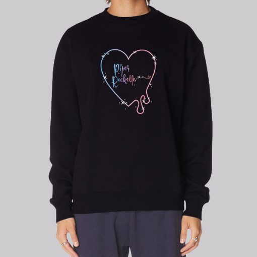 Piper Rockelle Logo Drippy Heart Hoodie